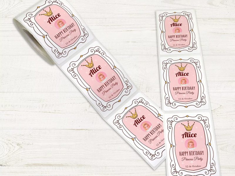 Pegatinas Personalizadas Rectangulares 4 foto tiras