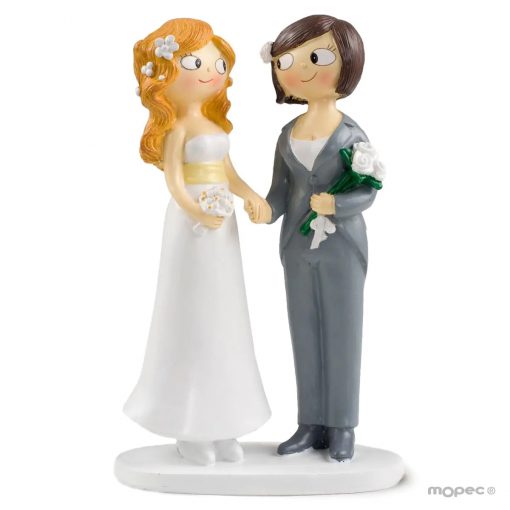 figura para tartas de novias chicas