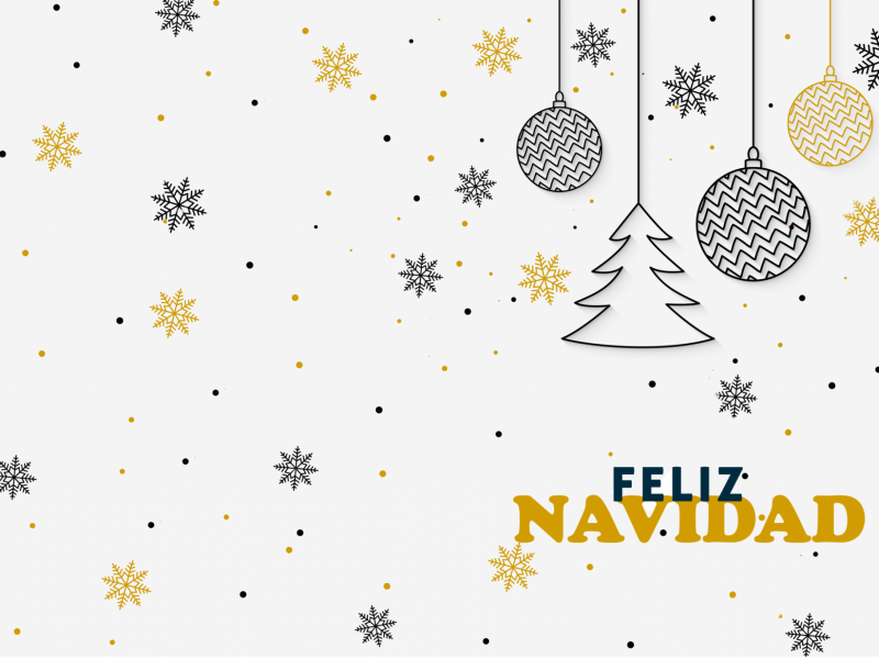 díptico de navidad personalizado
