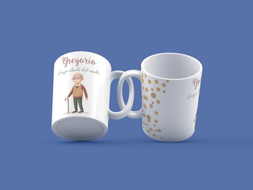 Taza de cerámica personalizada modelo abuelo